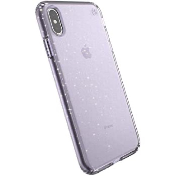 Speck Presidio Clea rGlitter Purple iPhone X/XS Phone Case - Picture 3 of 3